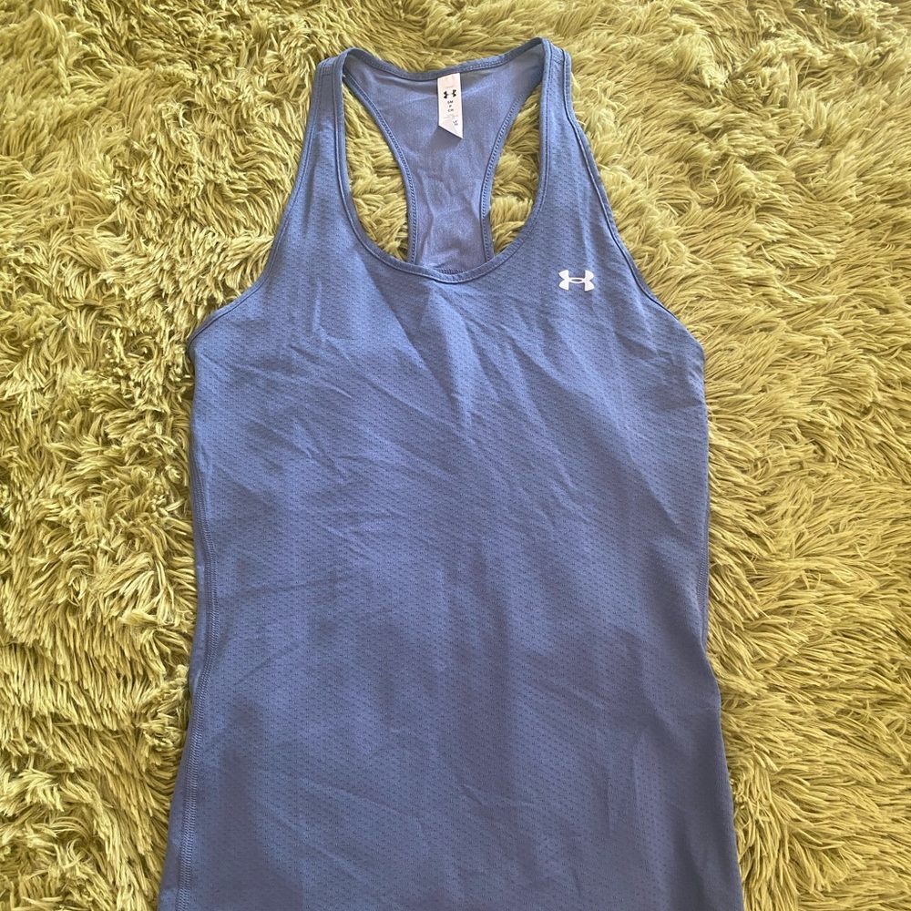 Under armour NWOT blue workout tank